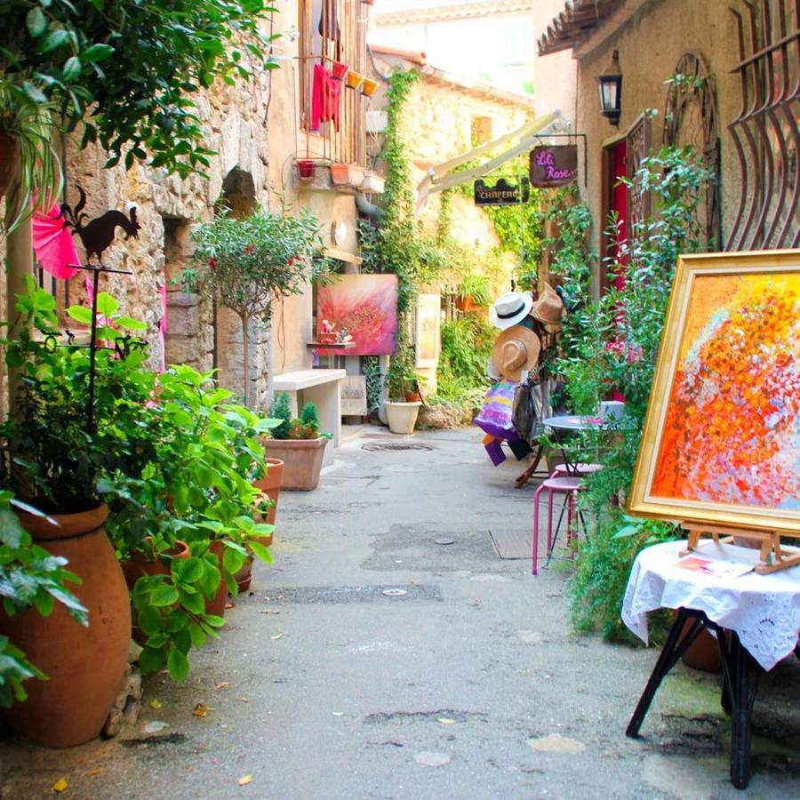 Mougins Collection - Magnifique Maison Au Coeur Du Vieux Village De Mougins, Vue Sur Les Alpes Du Sud Zewnętrze zdjęcie